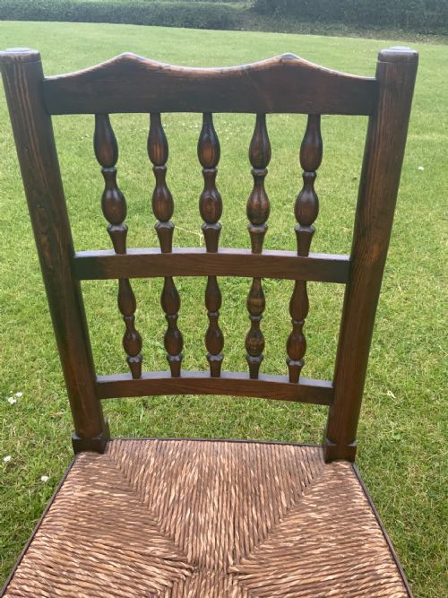 EIGHT EARLY 19TH CENTURY ELM DINING CHAIRS - ADDITIONAL PHOTO 12