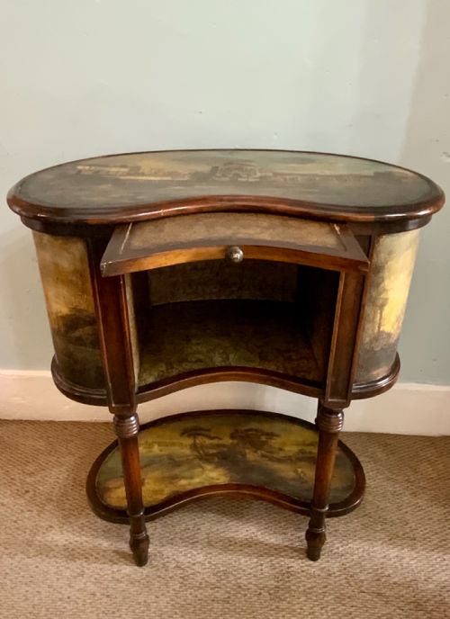 ITALIAN KIDNEY SHAPED OCCASIONAL TABLE - ADDITIONAL PHOTO 1
