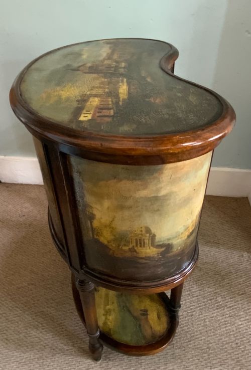 ITALIAN KIDNEY SHAPED OCCASIONAL TABLE - ADDITIONAL PHOTO 3