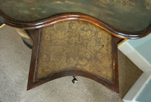 ITALIAN KIDNEY SHAPED OCCASIONAL TABLE - ADDITIONAL PHOTO 7