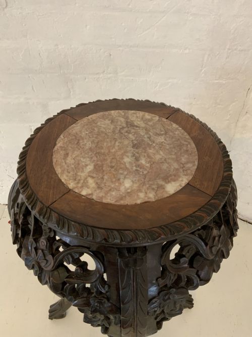 CHINESE HARDWOOD STAND - ADDITIONAL PHOTO 2