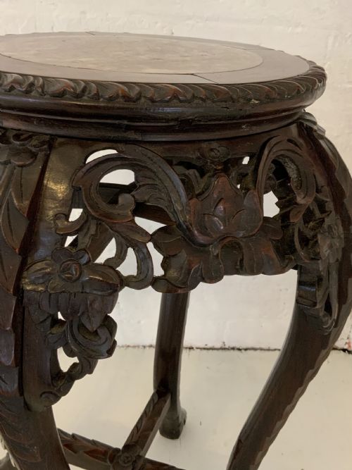 CHINESE HARDWOOD STAND - ADDITIONAL PHOTO 4