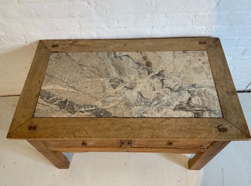MARBLE TOPPED COFFEE TABLE - ADDITIONAL PHOTO 6