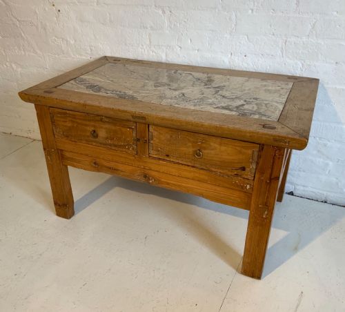 MARBLE TOPPED COFFEE TABLE - ADDITIONAL PHOTO 7