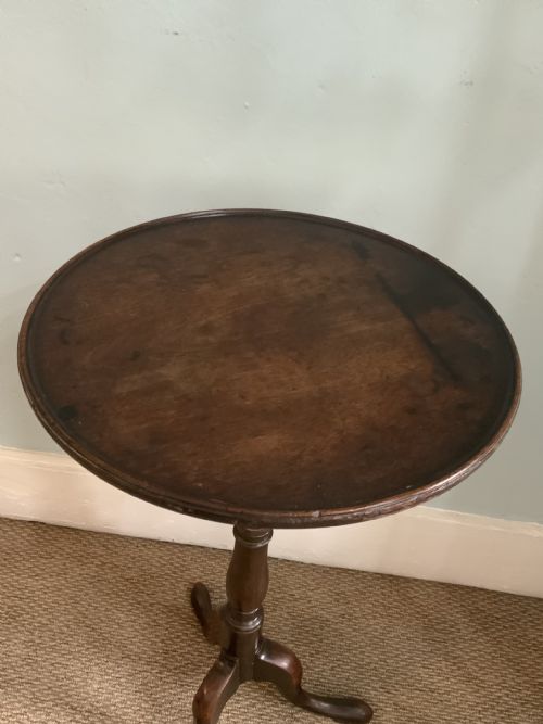 AN 18TH CENTURY MAHOGANY TRIPOD TABLE - ADDITIONAL PHOTO 1