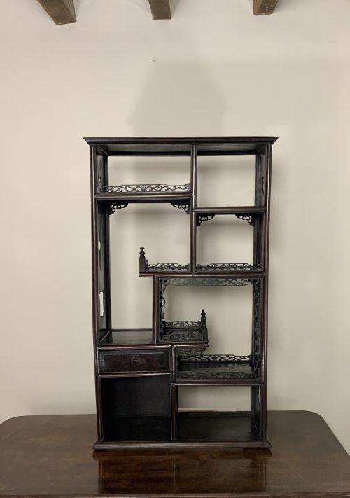 chinese shelves - CATEGORY: ANTIQUE CABINETS - DATED 1870