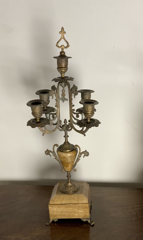 LATE 19TH CENTURY CLOCK GARNITURE - ADDITIONAL PHOTO 2