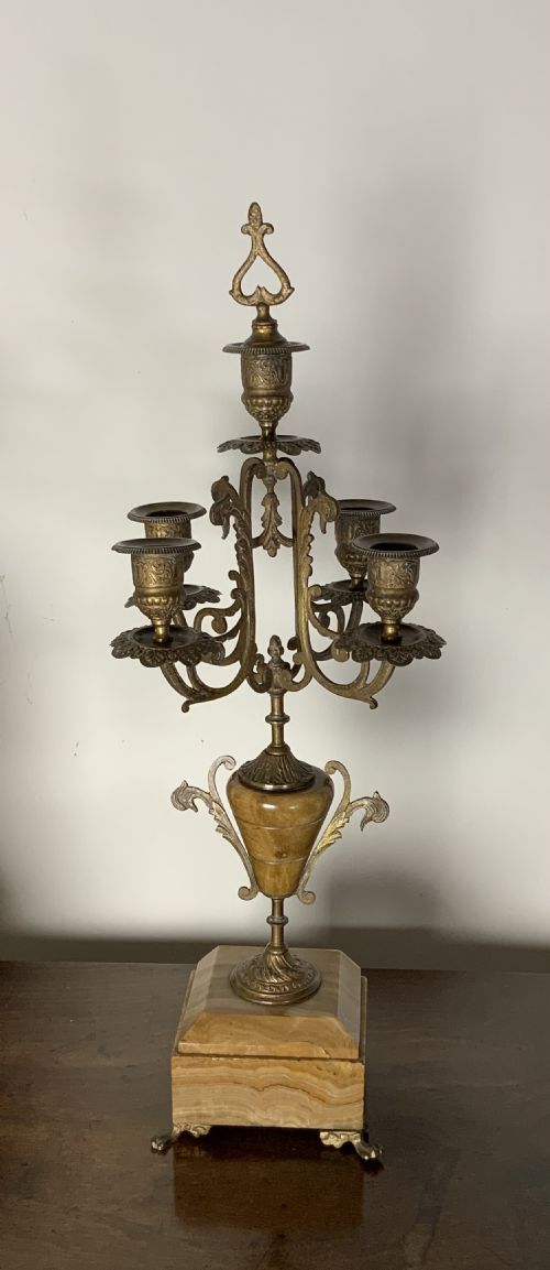 LATE 19TH CENTURY CLOCK GARNITURE - ADDITIONAL PHOTO 3