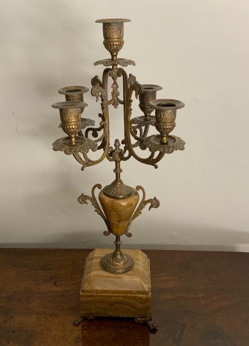 LATE 19TH CENTURY CLOCK GARNITURE - ADDITIONAL PHOTO 5