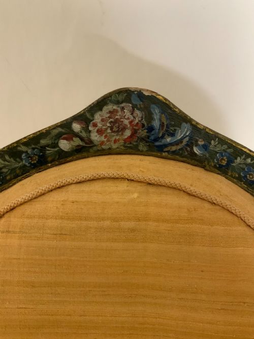 PAIR OF GEORGIAN PAINTED OPEN ARM CHAIRS - ADDITIONAL PHOTO 7