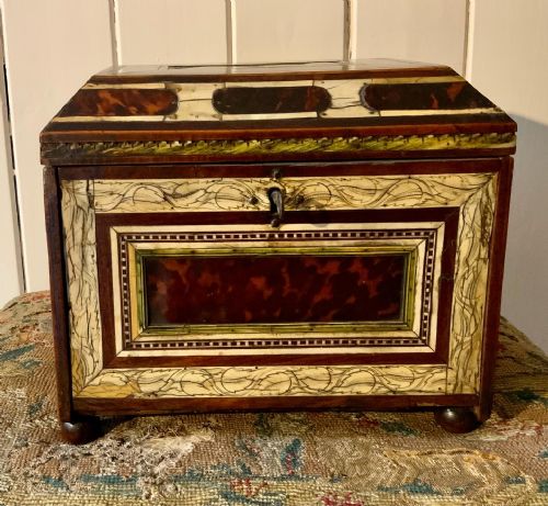 17th century indo portuguese table cabinet - CATEGORY: ANTIQUE BOXES - DATED BEFORE 1700