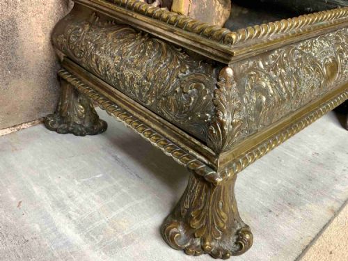 REGENCY PERIOD BRASS FENDER - ADDITIONAL PHOTO 4
