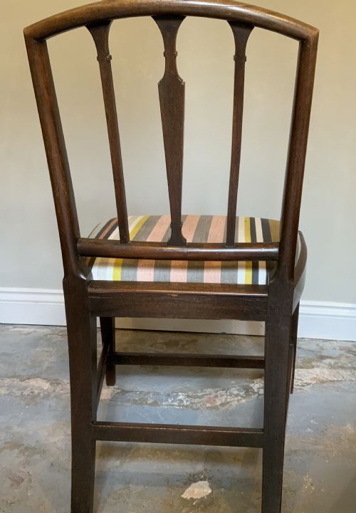 SET SIX GEORGIAN MAHOGANY DINING CHAIRS - ADDITIONAL PHOTO 3