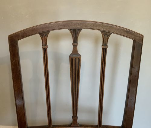 SET SIX GEORGIAN MAHOGANY DINING CHAIRS - ADDITIONAL PHOTO 5