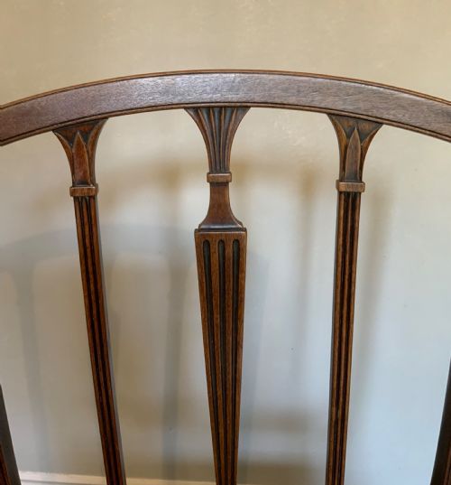 SET SIX GEORGIAN MAHOGANY DINING CHAIRS - ADDITIONAL PHOTO 6