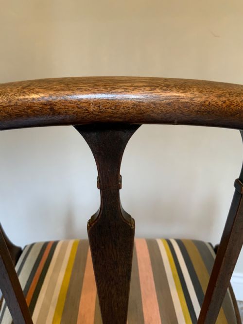 GEORGIAN MAHOGANY ARM CHAIR - ADDITIONAL PHOTO 2