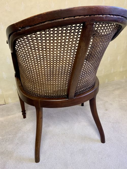 PAIR BERGERE ARM CHAIRS - ADDITIONAL PHOTO 4