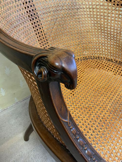 PAIR BERGERE ARM CHAIRS - ADDITIONAL PHOTO 8
