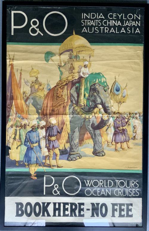 AN ORIGINAL TRAVEL POSTER - ADDITIONAL PHOTO 2