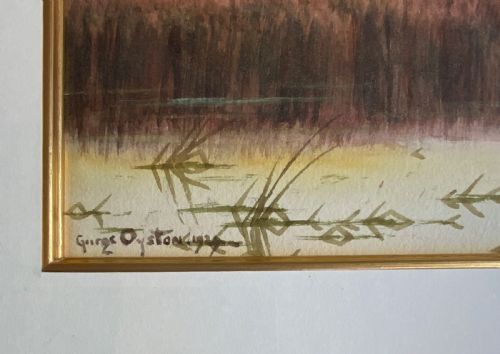 PAIR OF RURAL LANDSCAPE WATERCOLOURS PAINTINGS - ADDITIONAL PHOTO 3