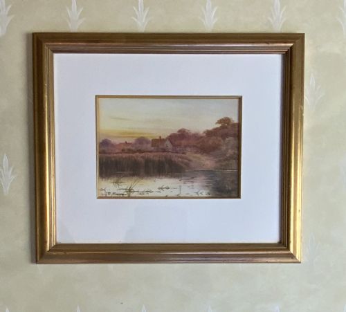 PAIR OF RURAL LANDSCAPE WATERCOLOURS PAINTINGS - ADDITIONAL PHOTO 5