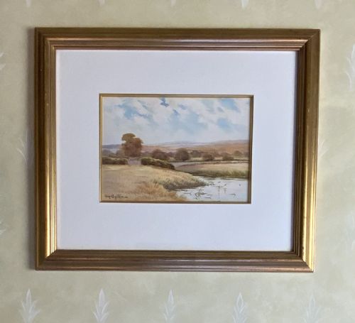 PAIR OF RURAL LANDSCAPE WATERCOLOURS PAINTINGS - ADDITIONAL PHOTO 6
