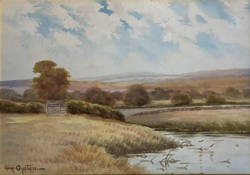 PAIR OF RURAL LANDSCAPE WATERCOLOURS PAINTINGS - ADDITIONAL PHOTO 8