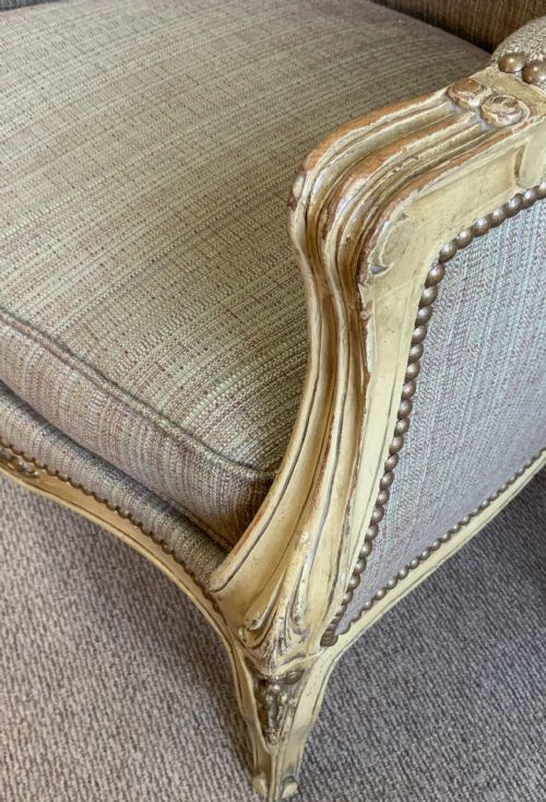 PAIR OF FRENCH WING ARM CHAIRS - ADDITIONAL PHOTO 10