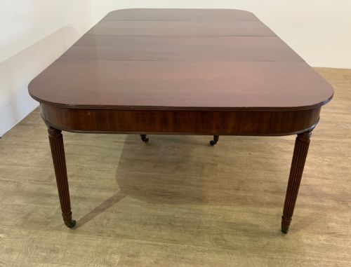 GEORGIAN MAHOGANY DINING TABLE TO SEAT 10 - ADDITIONAL PHOTO 9