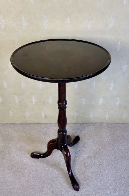 18th century mahogany tray top wine table - CATEGORY: ANTIQUE TABLES - DATED 18TH CENTURY