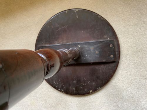 18TH CENTURY MAHOGANY TRAY TOP WINE TABLE - ADDITIONAL PHOTO 2