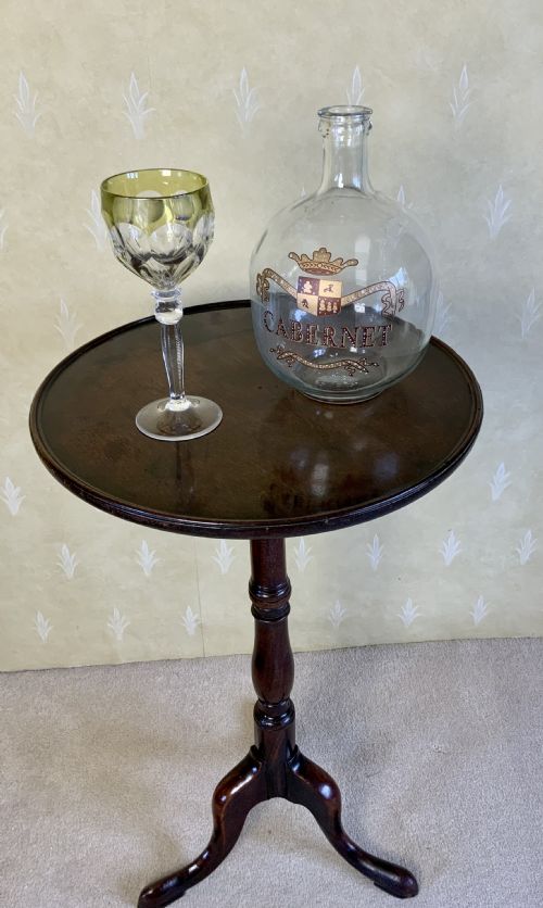 18TH CENTURY MAHOGANY TRAY TOP WINE TABLE - ADDITIONAL PHOTO 5