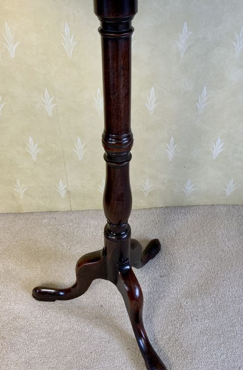 18TH CENTURY MAHOGANY TRAY TOP WINE TABLE - ADDITIONAL PHOTO 6