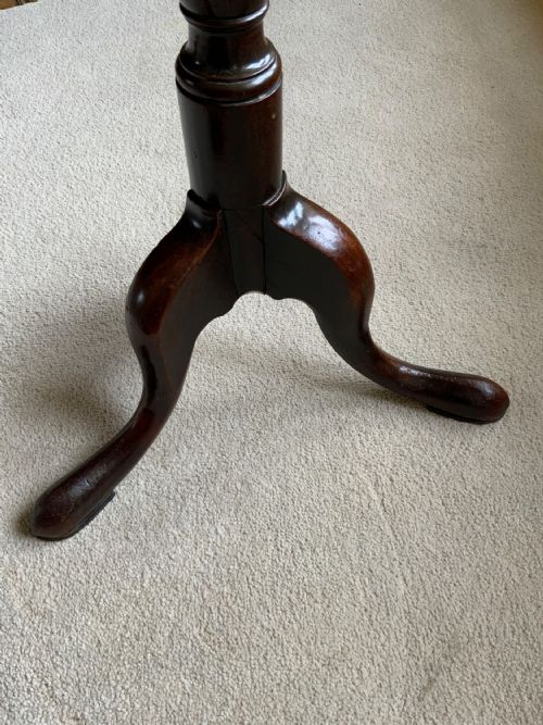 18TH CENTURY MAHOGANY TRAY TOP WINE TABLE - ADDITIONAL PHOTO 4
