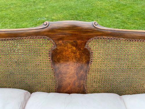 AN EDWARDIAN BERGERE SUITE - ADDITIONAL PHOTO 11