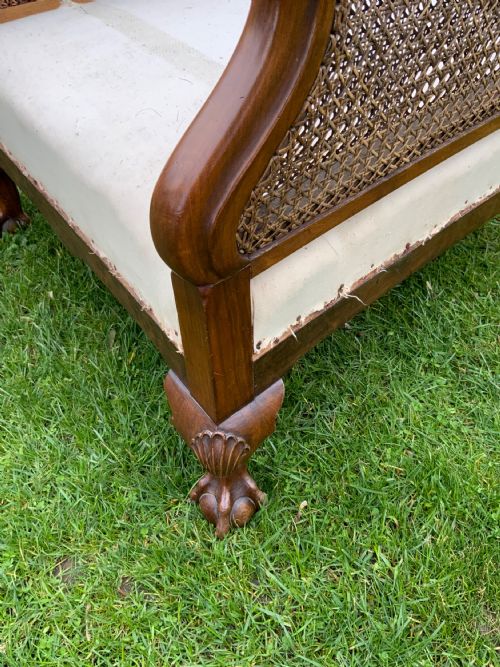 AN EDWARDIAN BERGERE SUITE - ADDITIONAL PHOTO 16
