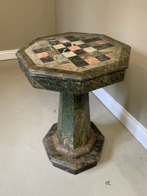 specimen topped marble table - CATEGORY: ANTIQUE TABLES - DATED 19TH CENTURY