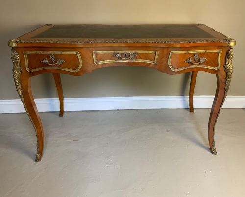 walnut bureau plat - CATEGORY: ANTIQUE TABLES - DATED 1900