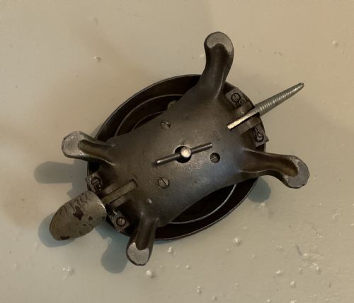 A GERMAN MECHANICAL COUNTERTOP BELL - ADDITIONAL PHOTO 4