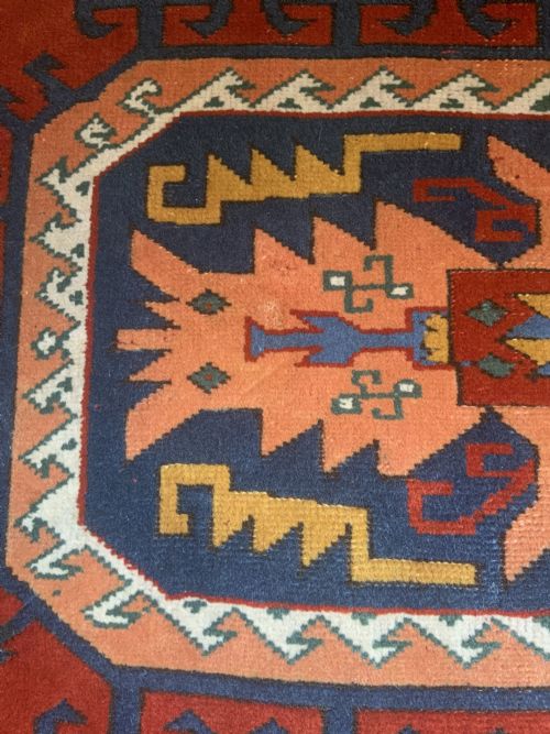 A CAUCASIAN KAZAK DESIGN RUG - ADDITIONAL PHOTO 4