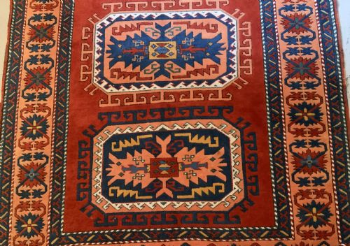 A CAUCASIAN KAZAK DESIGN RUG - ADDITIONAL PHOTO 8
