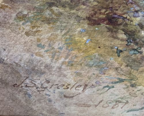 AN EXTENSIVE WATERCOLOUR PAINTING BY JAMES STEPHEN GRESLEY - ADDITIONAL PHOTO 6