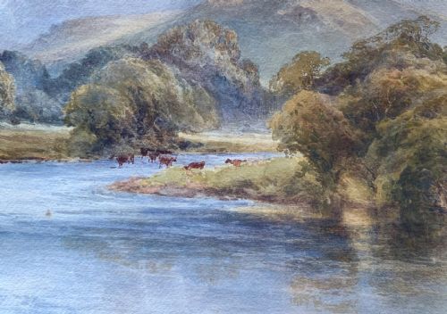 AN EXTENSIVE WATERCOLOUR PAINTING BY JAMES STEPHEN GRESLEY - ADDITIONAL PHOTO 7