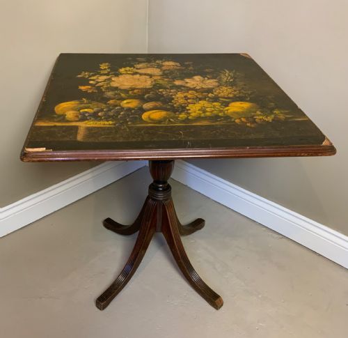 A LATE19TH CENTURY MAHOGANY BASED OCCASIONAL TABLE - ADDITIONAL PHOTO 4