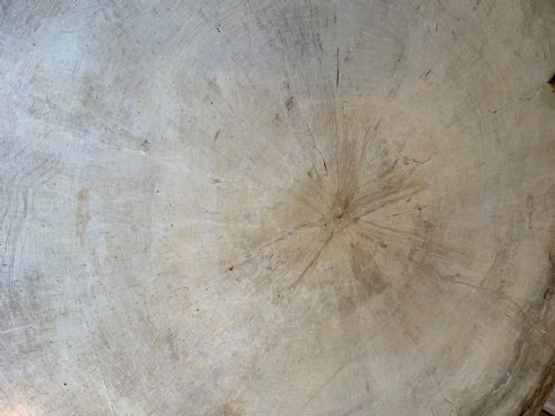 A MAHOGANY BASED CENTRE TABLE WITH PAINT EFFECT TOP - ADDITIONAL PHOTO 6