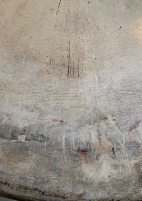 A MAHOGANY BASED CENTRE TABLE WITH PAINT EFFECT TOP - ADDITIONAL PHOTO 7