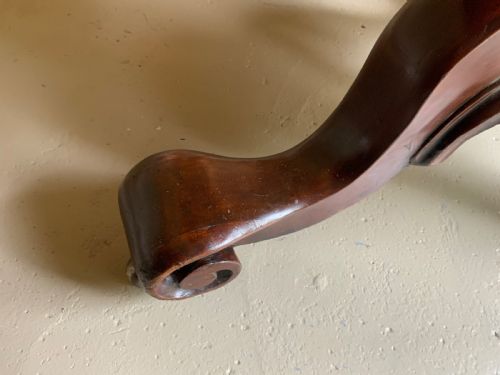 A MAHOGANY BASED CENTRE TABLE WITH PAINT EFFECT TOP - ADDITIONAL PHOTO 15