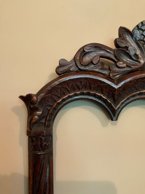 SET OF THREE CARVED OAK FRAMES - ADDITIONAL PHOTO 3