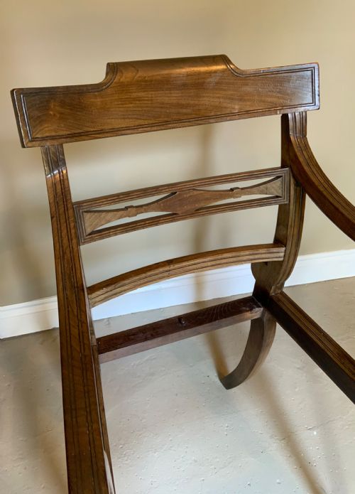 PAIR OF REGENCY PERIOD ELM ARM CHAIRS - ADDITIONAL PHOTO 12