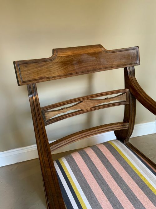 PAIR OF REGENCY PERIOD ELM ARM CHAIRS - ADDITIONAL PHOTO 9